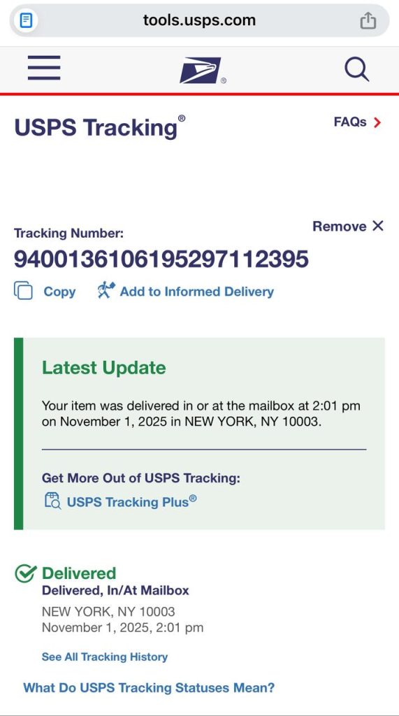 Delivery Proof 5